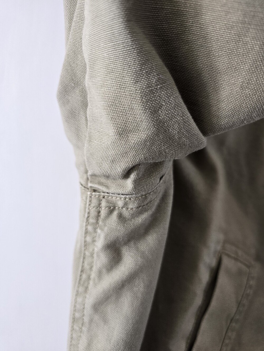LL Bean Barn Jacket Corduroy Trim Vintage VTG 90s Y2k Chore Coat Button Front M - Picture 5 of 15